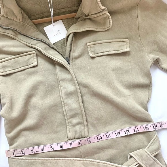 NWT Zara Washed Effect Long Jumpsuit - Picture 13 of 16